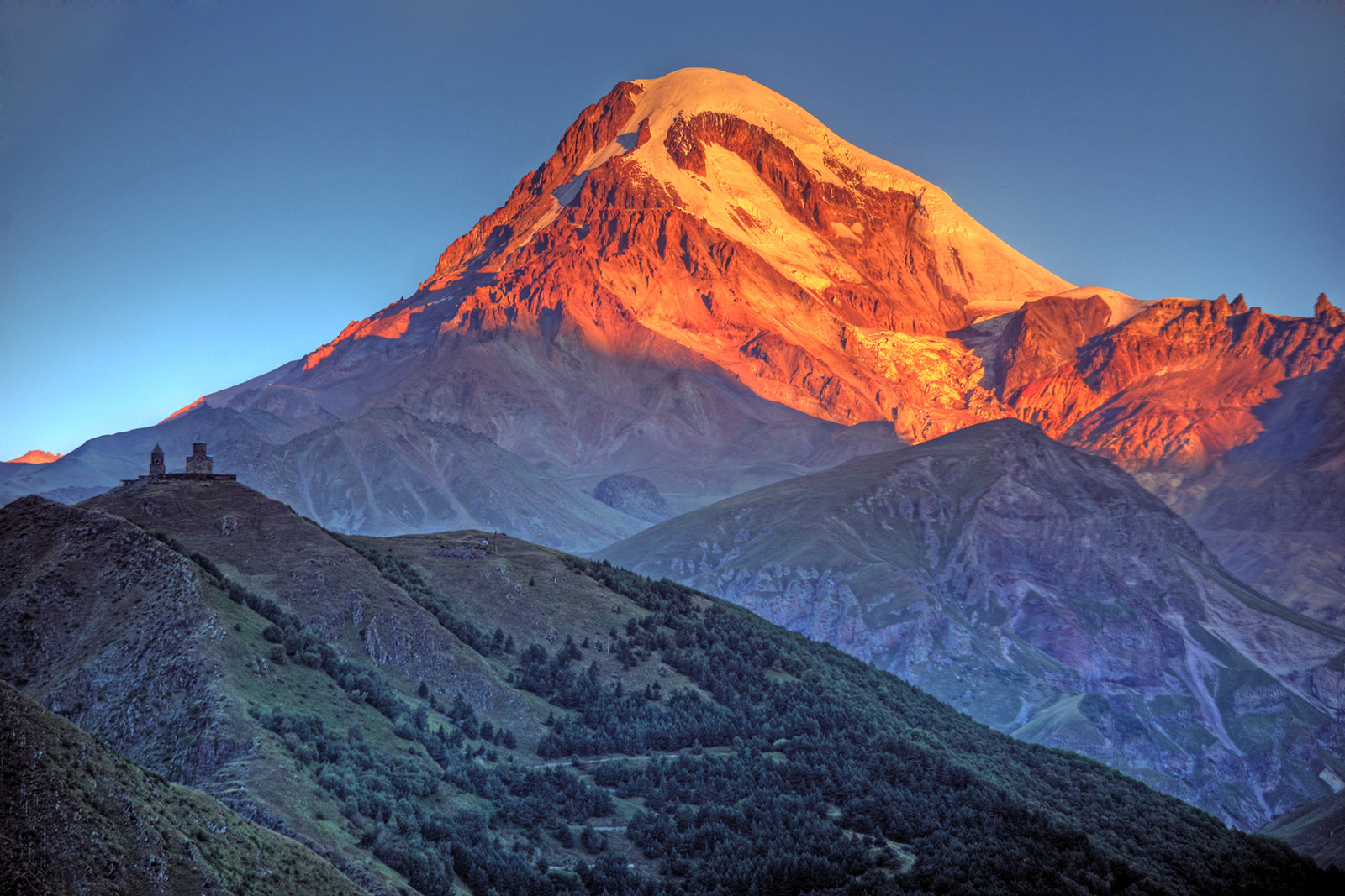 Kazbek восхождение Грузия